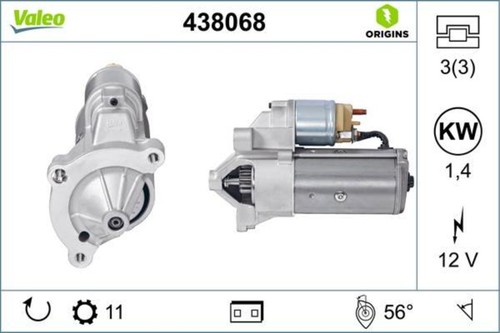 Valeo starter - starter, 1.1-2.8l